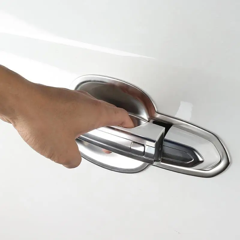

Car Auto Decorative Chromium Body Door Handle Exterior Dashing Parts Mouldings Modification Decoration 18 19 FOR Cadillac ATS-L