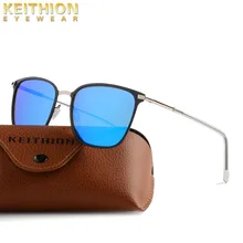 KEITHION Brand Men's Womens Vintage Square Sunglasses Polarized UV400 Mirrored Slim Fit Frame Eyewear KEITHION Brand Men's Womens Vintage Square Sunglasses Polarized UV400 Mirrored Slim Fit Frame Eyewear
