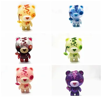 

6 pieces/set 8 cm Raggedy tear bear toy for kids Children's Day gift present doll Home decoration Figurines Miniatures