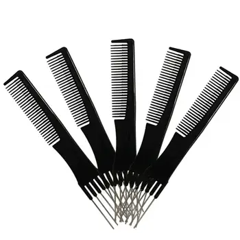 

5pcs Steel Needle Fork Comb Professional Premium Hairdressing 2 in 1 Hair Insert Needle Comb Hair Comb Hair Picks Styling Tool