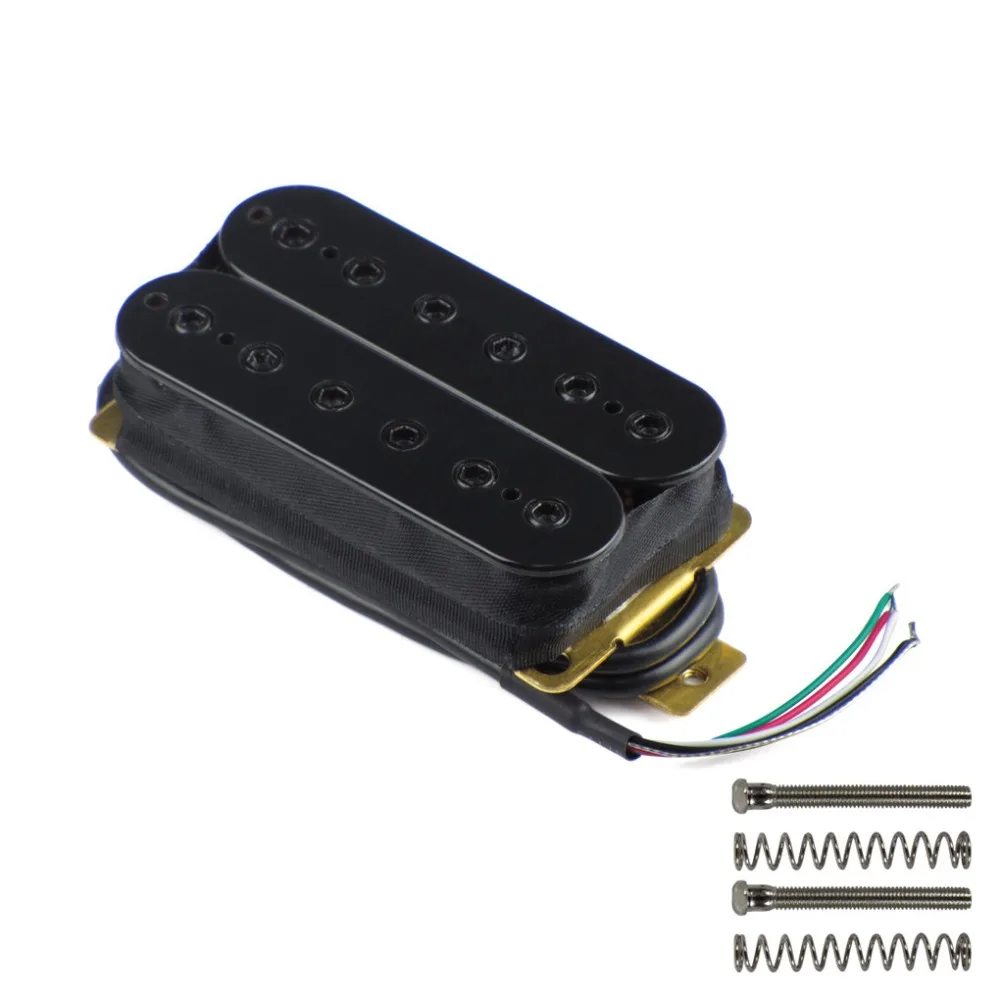 

NEW 1pcs Adjustable Double Coil Humbucker Electric Guitar Neck Pickup Ceramic Magnet 4 Output Resistance 17-18K,3 Colors Choose