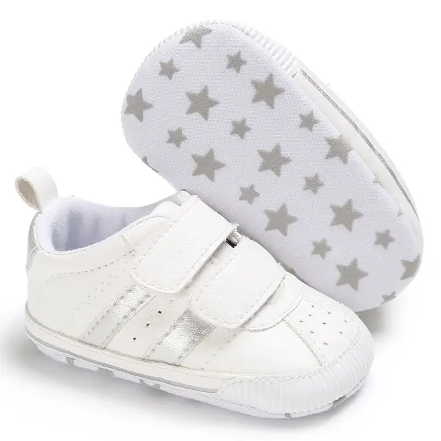 Infant Toddler Soft Sole Hook Loop Prewalker Sneakers Baby Boy Girl Crib Shoes Newborn to 18 Months - Image 5