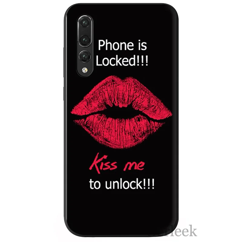 Чехол для мобильного телефона Kiss Me губная помада Rouge ДЛЯ Huawei P Smart P30 P8 P9 P10 P20 Lite
