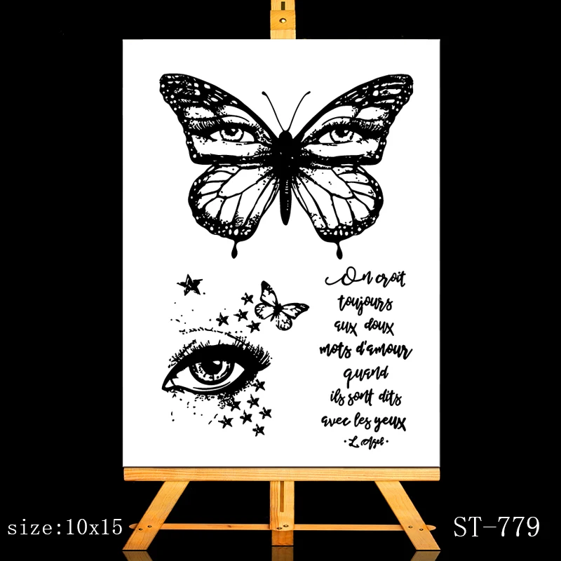 

AZSG Butterfly tears Clear Stamps/Seals For DIY Scrapbooking/Card Making/Album Decorative Silicone Stamp Crafts