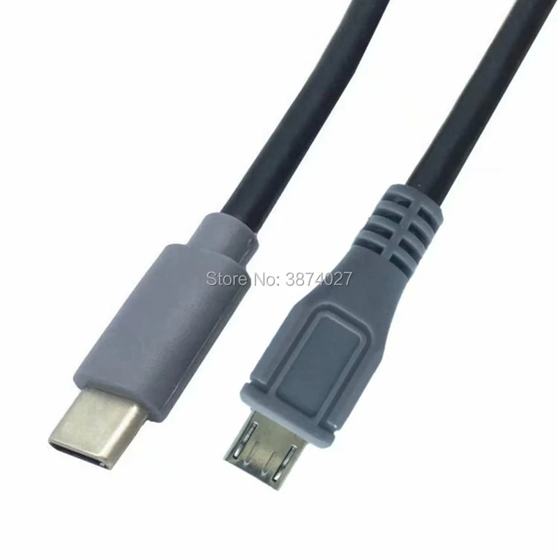 Кабель-адаптер для зарядки телефона типа C и типа C LeTV type-C и Micro USB и MINI USB OTG 25 см/1 м