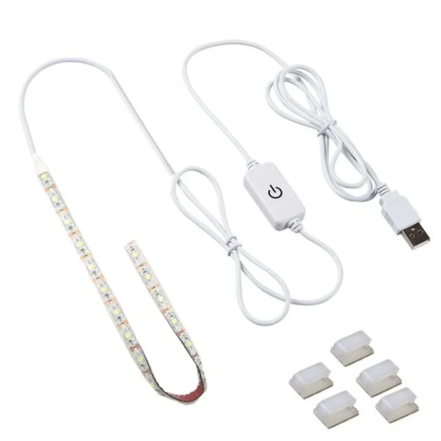 

LED Strip 30cm 18Leds Waterproof Led Strip Light DC5V Flexible Lighting Ribbon Tape With Controller for Sewing machine