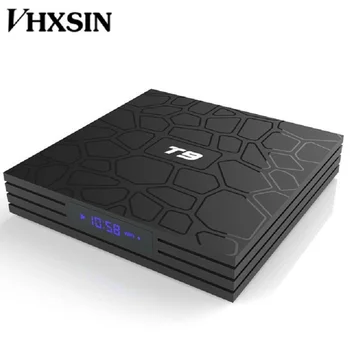 

VHXSIN 10PCS/LOT T9 Smart TV Box Android 8.1 4GB 32GB 64GB Rockchip RK3328 1080P H.265 4K