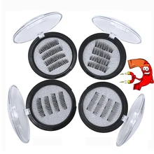 MB Новые магнитные Накладные ресницы с 3 магнитами ручной работы 3D/6D магнитные ресницы натуральные накладные ресницы искусственные ресницы magnetiqu