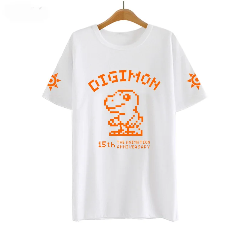 Приключения Дигимонов футболки Летние Аниме футболки для мужчин wo мужские свободные хлопковые футболки с короткими рукавами