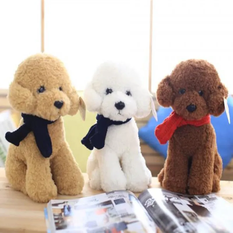 

33cm Teddy Dog Plush Toy Sitting Style Teddy Dog Soft Stuffed Doll High Quality Dog Doll Gift For Kids AND Lovers