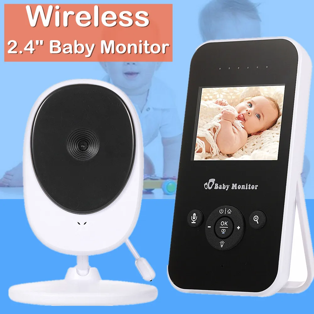 

Baby Monitor video nanny camera wifi wireless w/ 2.4 LCD electronic baby intercom night vision audio bebe monitor baby phone
