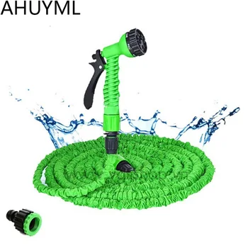 

25Ft-250Ft Garden Hose Expandable Magic Flexible Water Hose Eu Hose Plastic Hoses Pipe With Spray Gun To Watering Car Wash Spray