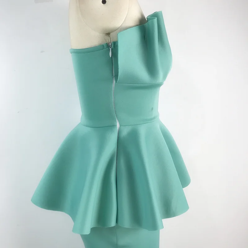 Women's Bodycon Peplum Dress Off-Shoulder Dinner Date Night Celebrate Party Club Tight Evening Tunic Christmas Clothes image 5