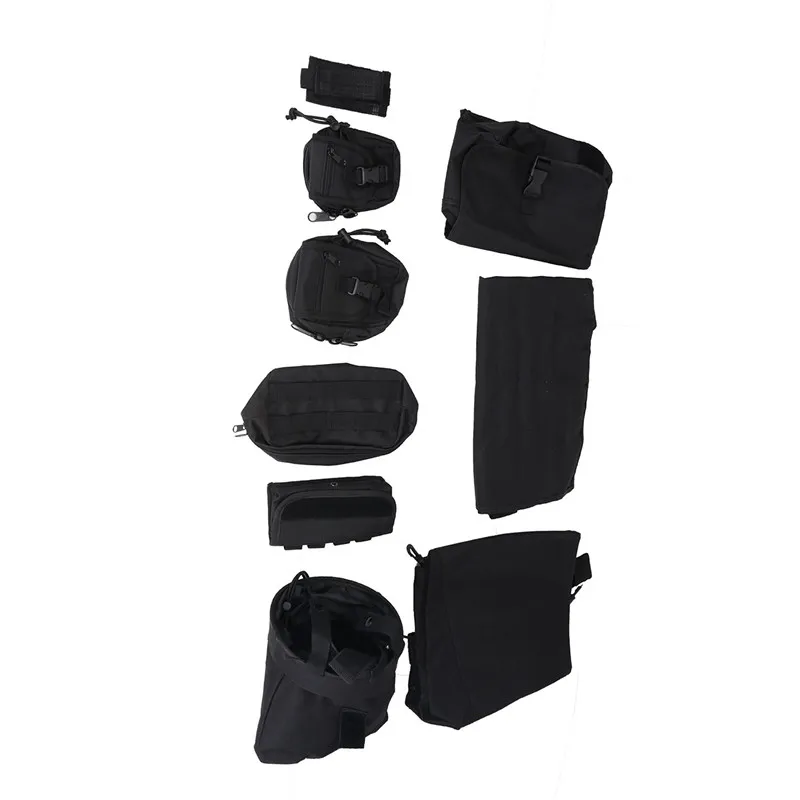 Front Seat Cover Storage Bags Multi Pockets Tool Saddle Bag For Jeep Wrangler JK 2007-2017 Multifunctional Cargo Pouches KOLEROADER (13)