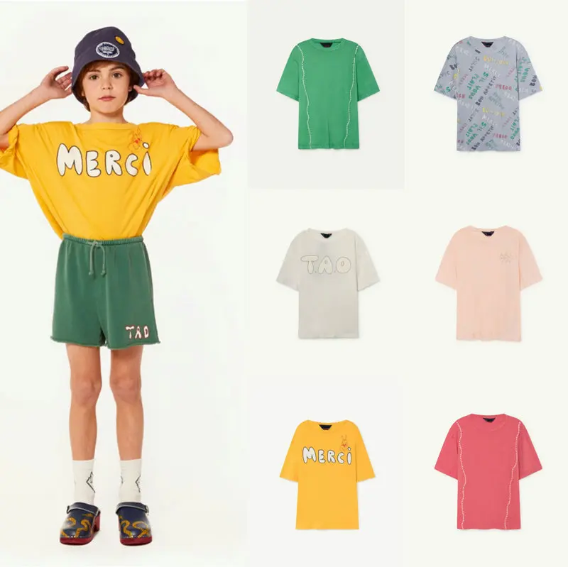

2019 Summer TAO Summer Children T-shirt Baby Full Print Tee Shirt Kids Boys Short Sleeve Cotton T Shirts Girls Clothes Tops