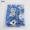 RV2-5 Blue Ring Insulated Wire Connector Electrical Crimp Terminal Cable Connector Wire Connector 100PCS/Pack RV2.5-5 RV ► Photo 2/2