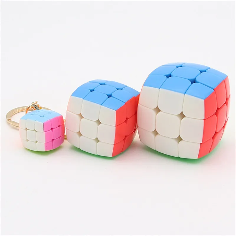 Кубик Yongjun pillwed Mini 3x3x3 волшебный кубик-головоломка брелок 2 см/3,5 см/4,5 см Профессиональный YJ 3x3 скоростные развивающие игрушки