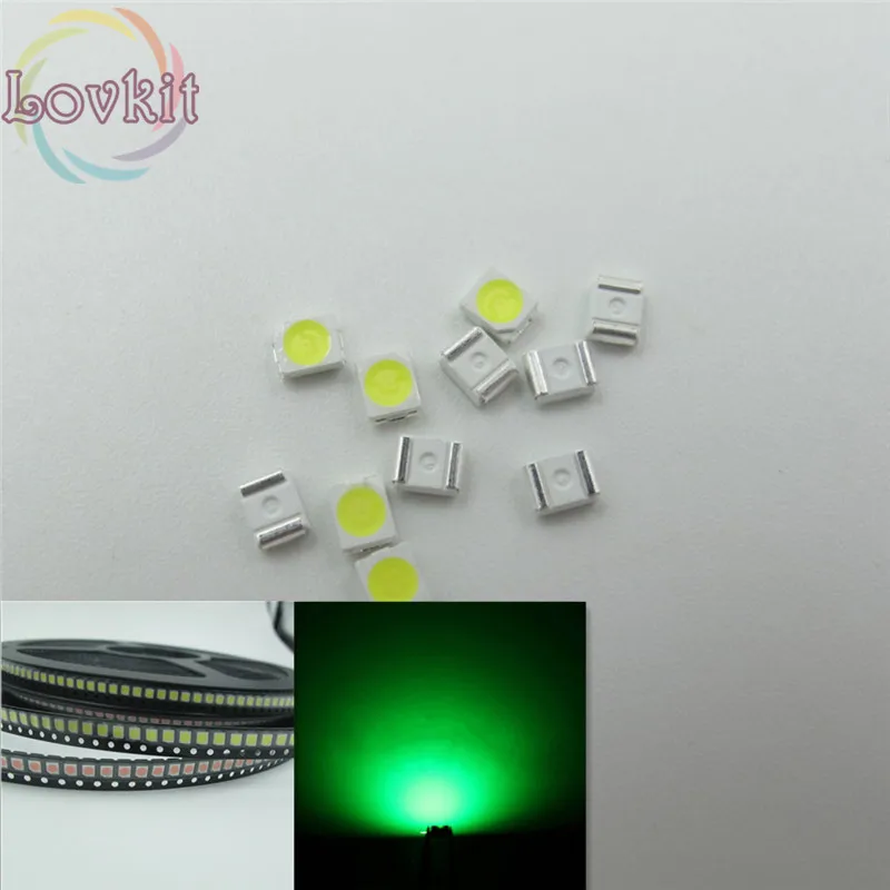 Светодиодный светильник 5000 шт. 1210 3528 зеленый SMD светодиоды 3 0 2 в SMD/SMT|light beads|smd