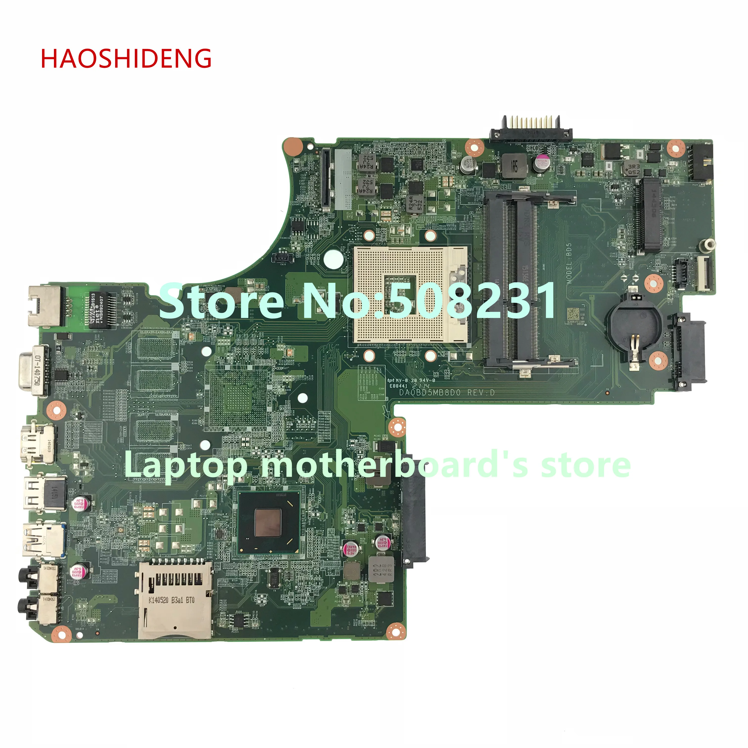

JU PIN YUAN A000243940 DA0BD5MB8D0 mainboard for Toshiba Satellite L70 L75 S70 S75 series laptop motherboard fully Tested