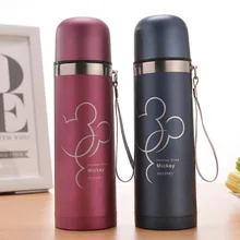 Fashion Mickey Minnie Mouse Drinkware Stainless Steel Water font b Bottle b font Mug Cup for