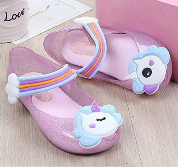 Mini Melissa/прозрачные сандалии для девочек; коллекция года; детские сандалии; прозрачная обувь; сатиновый бант; ПВХ; мягкая подошва; детские сандалии; обувь для дождливой погоды; 15-18 см - Цвет: as picture