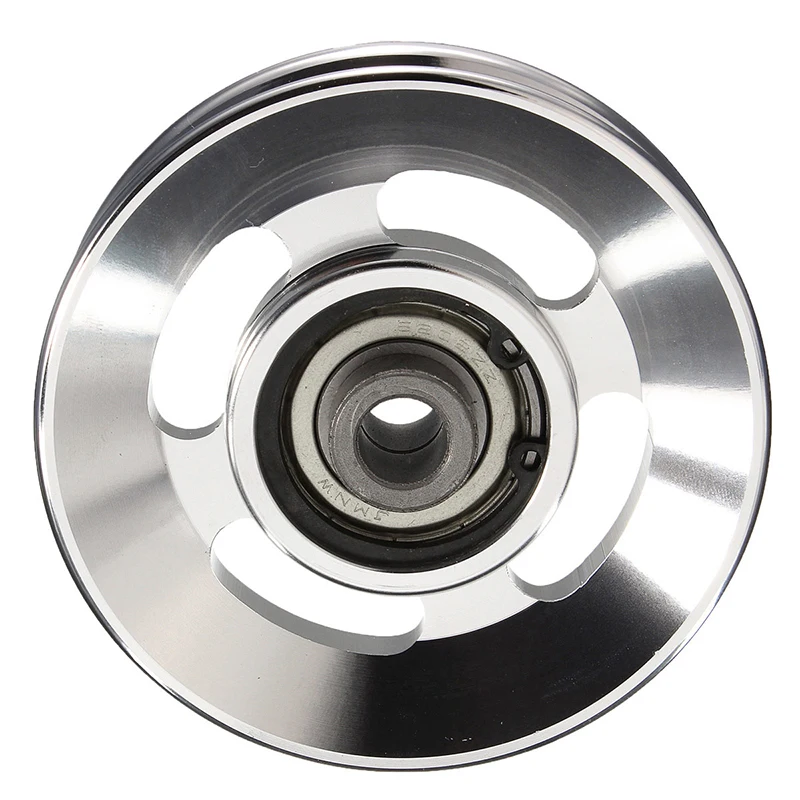 Mayitr 88mm Universal Aluminum Lift Heavy Load Pulley Wheel Cable Gym Fitness Equipment Part also use climbing camping pulley