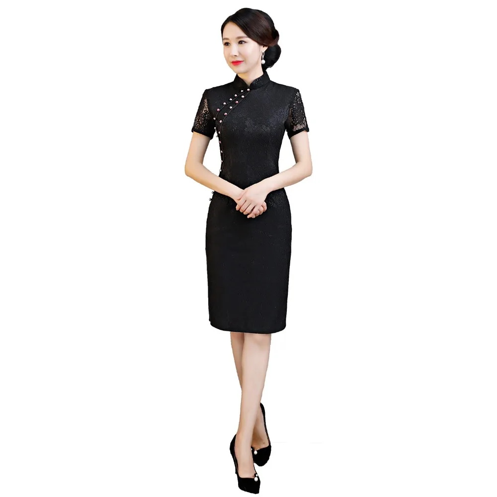knee length qipao