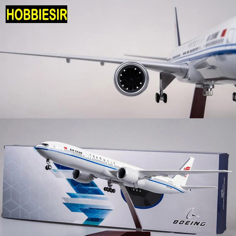 

47CM 1/157 Scale Airplane Boeing B777 Dreamliner Aircraft China Airlines Model W Light and Wheel Diecast Plastic Resin Plane
