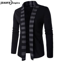 Männer Strickjacke lange herren strickjacken Männer Mode Lange Pullover Männlichen gestrickte cardigans pull homme Hohe Qualität kleidung