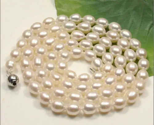 

FREE SHIPPING>>>@@ > 08151 hot Genuine AA 10-12mm Natural White South Sea pearl Necklace 49