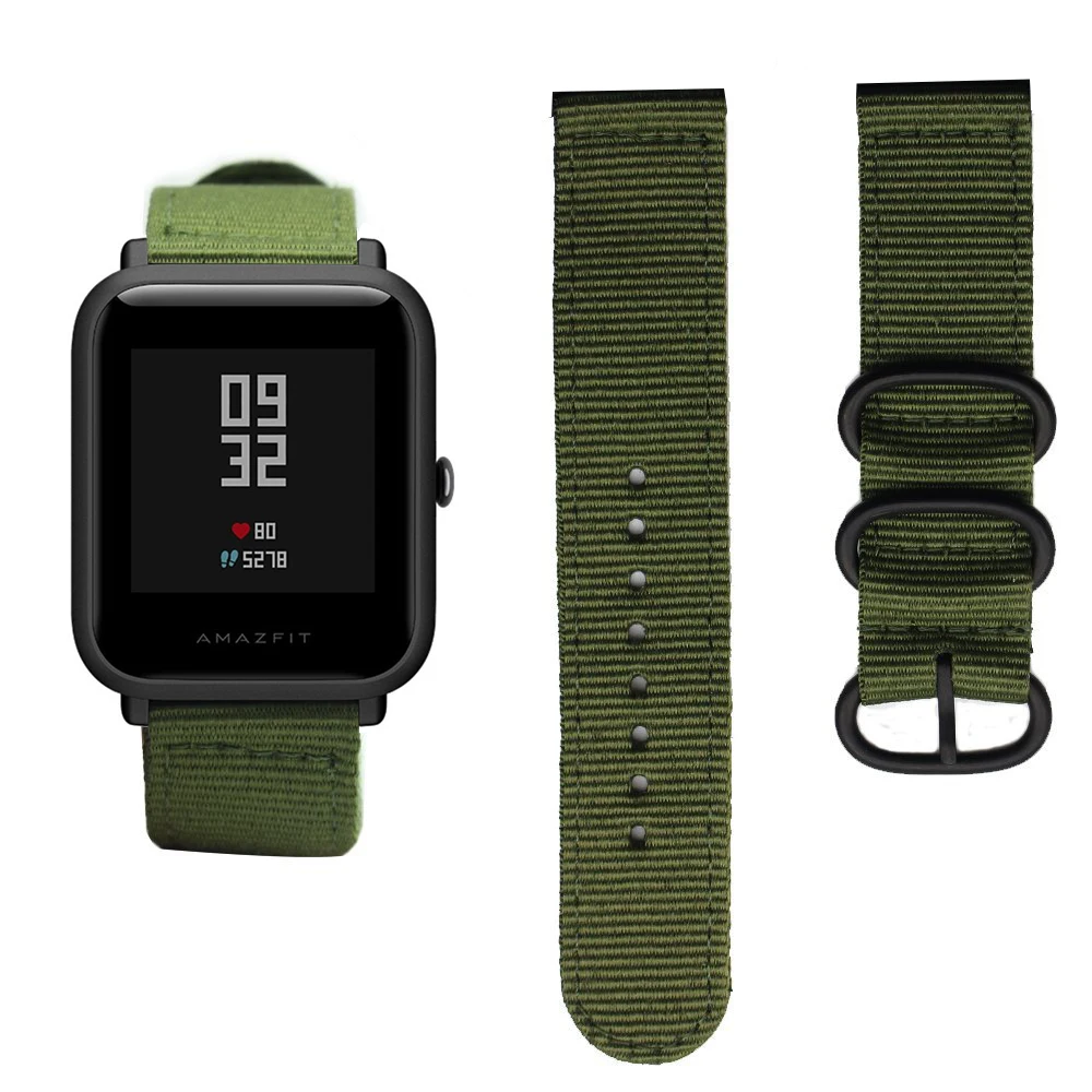 Eastar-Colorful-Nylon-wristband-for-Xiaomi-huami-Amazfit-Smart-Watch-Youth-Edition-Bip-BIT-PACE-Lite (1)