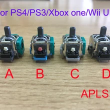 50 шт. ALPS правый/левый Джойстик 3D аналоговый стик сенсор для PS4/PS3/Xbox one/WiiU контроллер Dualshock 4 Запасная часть