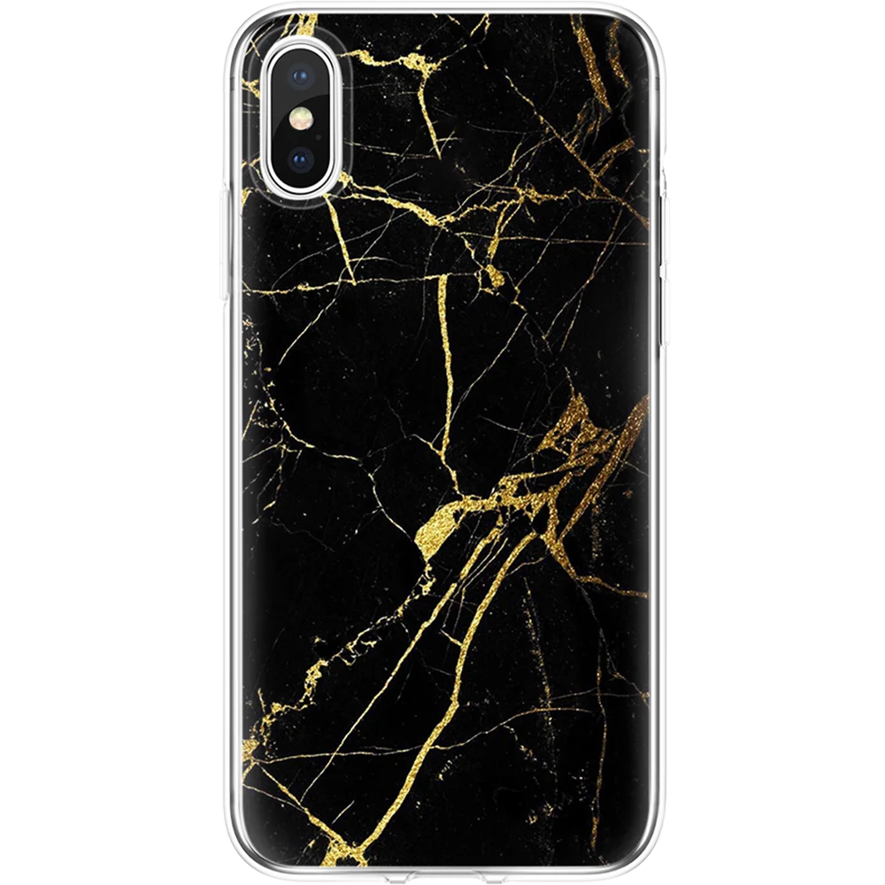 Marble for Samsung Galaxy A3 A5 A8 J3 J5 J7 S6 S7 S8 S9 Plus for Coque iPhone XS Max XR X 7 8 5 5S 6 6S Plus Case TPU Cover
