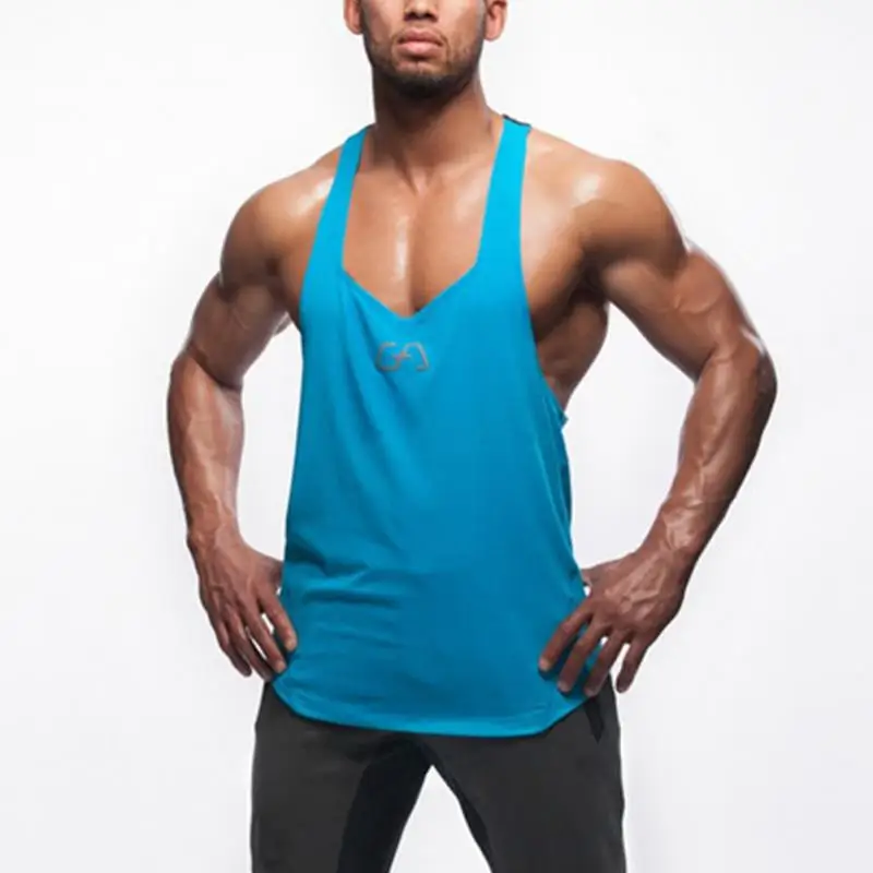 2018 Men Vest Bodybuilding Clothing Fitness Men Undershirt ...