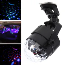 Led Garland Light Projector Auto Car Disco DJ Stage Lighting LED RGB Crystal Ball Lamp Bulb Light Party Luces 35DC5