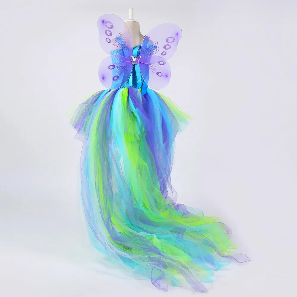 Flower Princess Tinkerbell Fairy Dress Vintage Ball Gown for Teenager Girls Birthday Wedding Evening Birthday Tutu Dress Clothes (6)