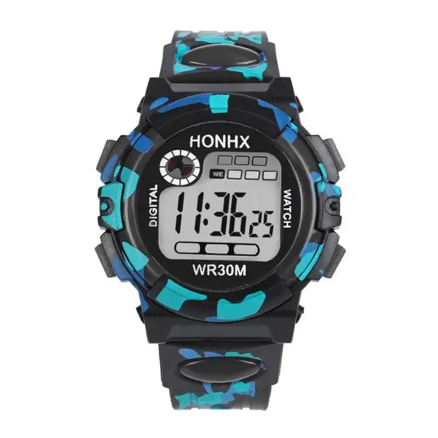 HONHX Splendid Luxury Brand Mens Sports Watches Kids Child Boy Girl Multifunctio HONHX Splendid Luxury Brand Mens Sports Watches Kids Child Boy Girl Multifunctio