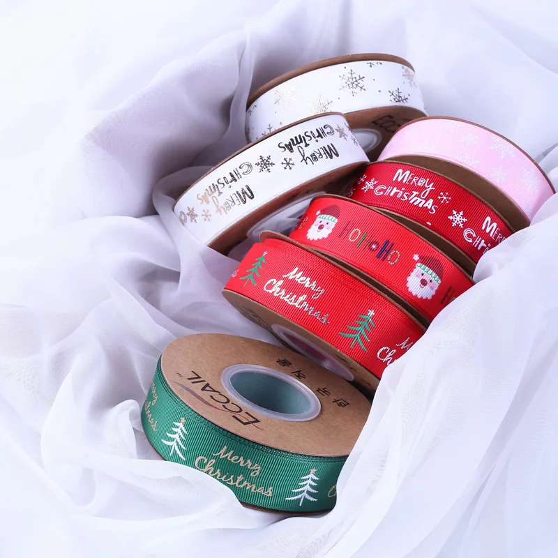 25 мм 40 ярдов ремесло Grosgrain лента домашний сад вечеринка Декор Подарочная упаковка