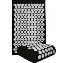 Коврик для йоги, Акупрессура, массажный коврик с подушкой, облегчение боли в теле, иглоукалывание, шип, подушка для занятий йогой, массажер для здоровья, уход