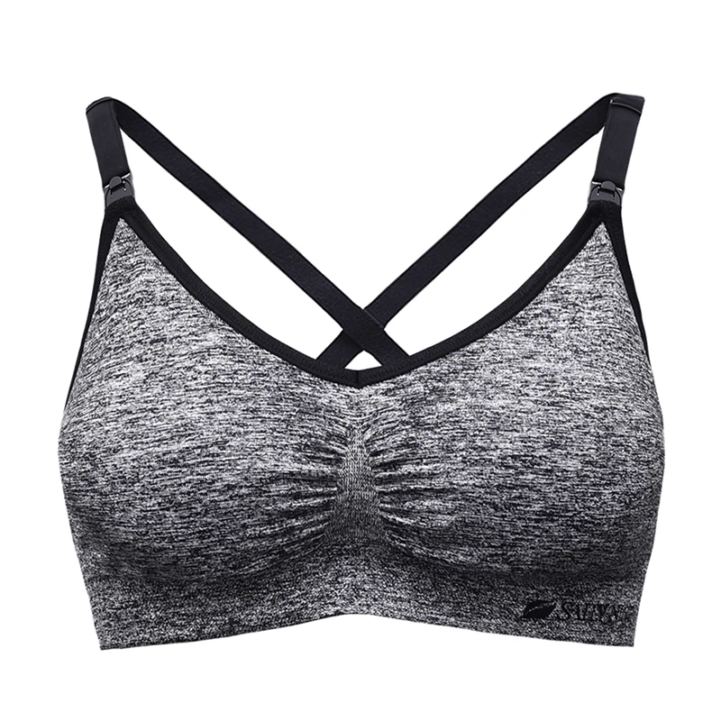 SALLY NICE Maternity Nursing Bra L/XL Adjusted-straps Breastfeeding Antibacterial Quick Moisture Absorption Wireless Push Up Bra
