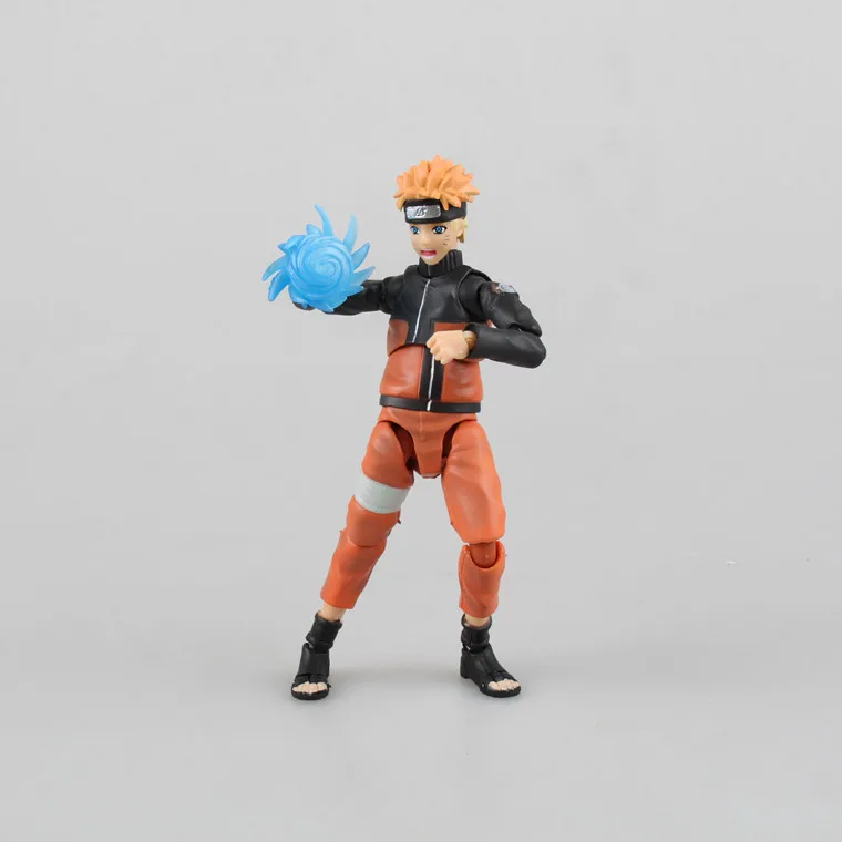 Huong Anime Naruto SHFiguarts Naruto Shippuden Uzumaki Naruto / Uchiha Sasuke PVC Action Figure Collectible Model Toy Brinquedos