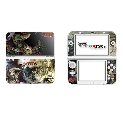 Виниловая наклейка на обложку для NEW 3DS XL Skins sticker s для NEW 3DS LL виниловая наклейка на кожу протектор-легенда о Зельде - Цвет: DSLL0176