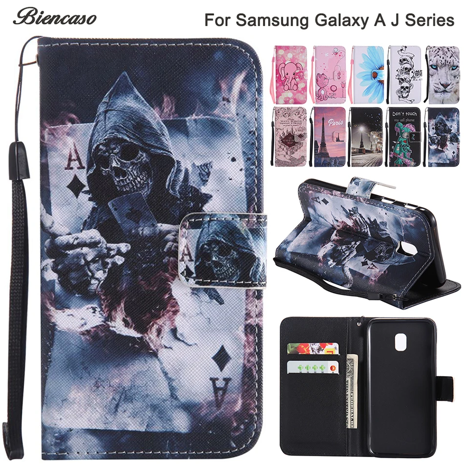 

Case For Samsung Galaxy J330 J530 J730 A320 A520 A3 A5 J1 J3 J5 J7 2016 2017 Prime Note 8 S8 S9 S10E S10 Plus Flip Leather Cover