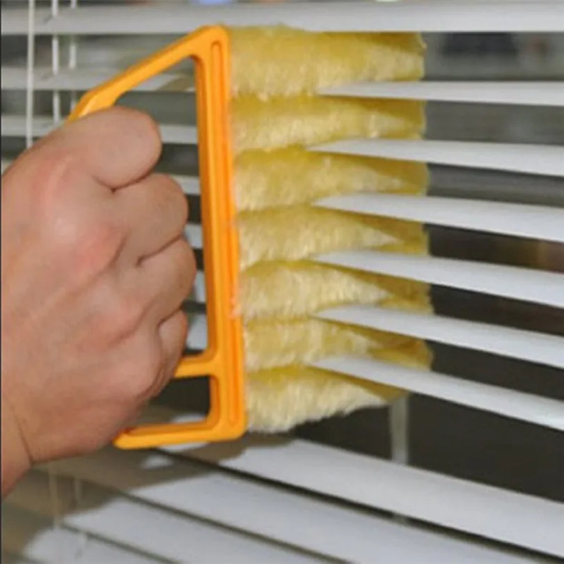 7 Hands Held Blind Cleaner Microfibre Blind Brush Window Air