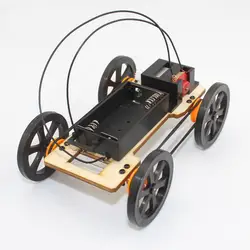 DIY четырехколесный привод автомобиля ручной работы игрушки физический Gizmo строительные блоки наборы солнечной энергии собранная игрушка
