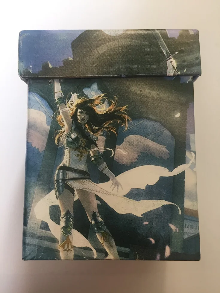 

The Fate of the Magic Angel Homemade Card Box Cards Storage Box Capacity 90 Sheets Suitable for MTG Yugioh Pokemon