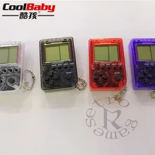 Новых консолей ретро мини 3D головоломки Дети Русский коробка игровой консоли Портативный ЖК-дисплей игроков Образовательные электронные игрушки разные цвета