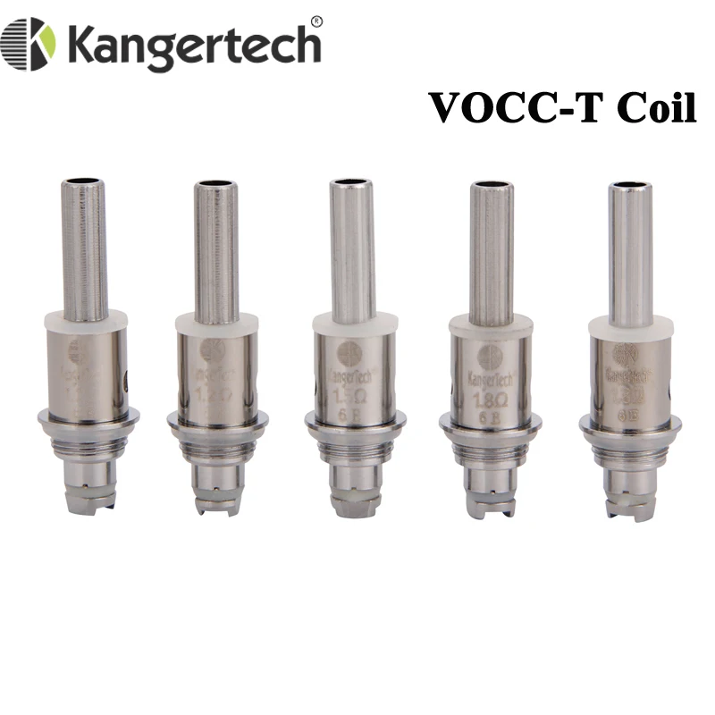 

20pcs/lot Kanger VOCC-T Replacement Coil Head 1.5ohm 1.8ohm for E Cigarette Toptank Evod Atomizer Vape