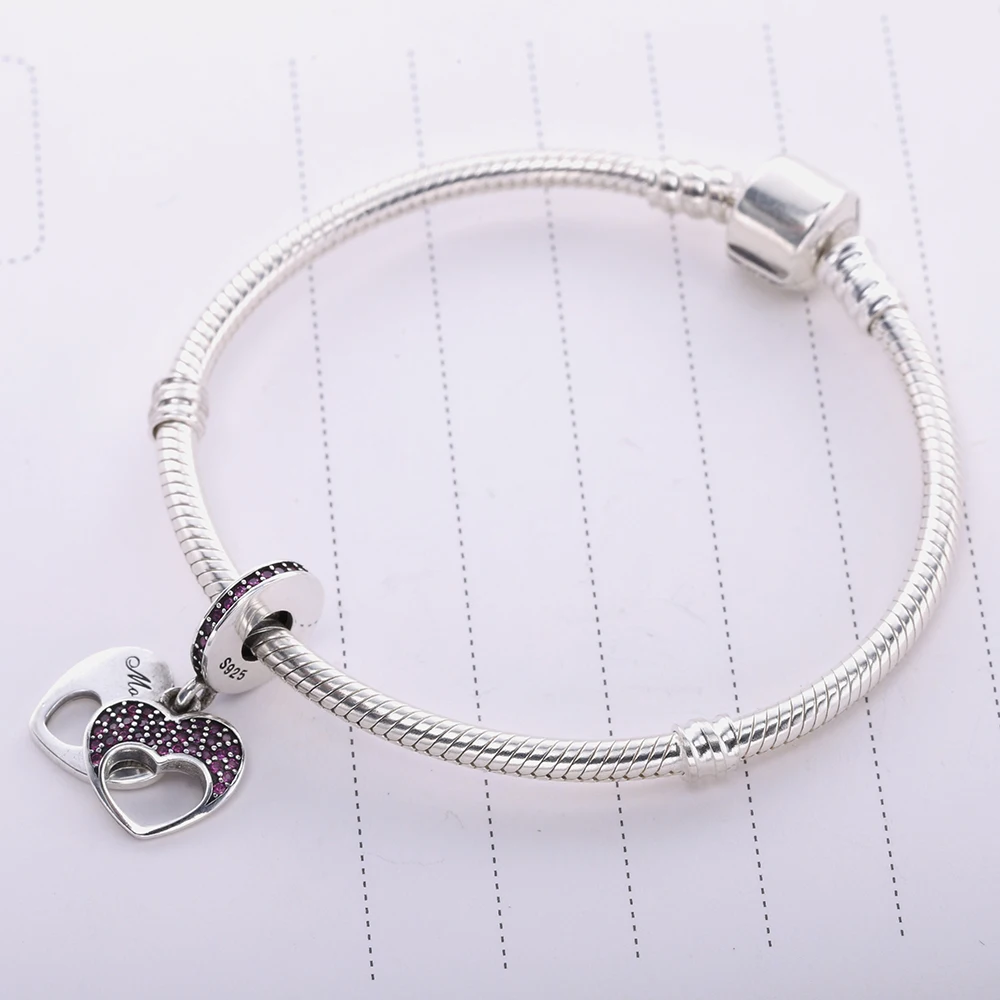 Silver Love Heart Charms 4