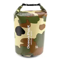 Elos-это камуфляж сумка для хранения водонепроницаемый ультра легкая косметичка Складной Водонепроницаемый Хранения Сухой Рюкзак Для